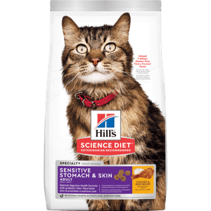 Alimento para gato -Hills Felino Sensitive Stomach And Skin 3.5 Lb