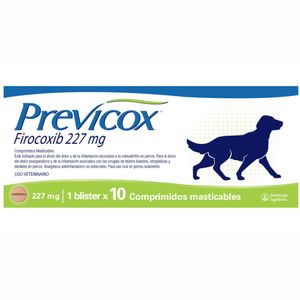 Previcox 227 Mg Caja x 10 Para Perro