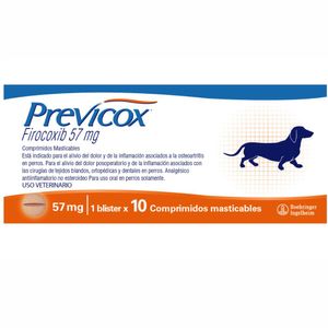 Previcox 57 Mg Caja x 10 Para Perro