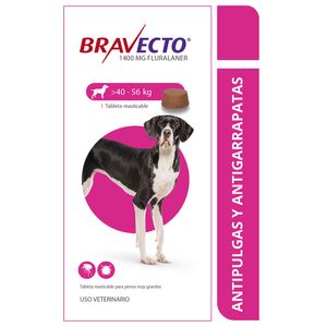Antipulgas Bravecto 40 a 56 kg para perro