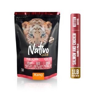 Alimento Para Gato - Kanu Nativo Wild Cachorro 1 Lb