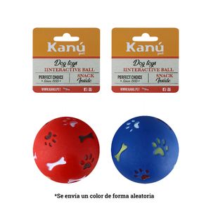 Juguete Kanu Bola Porta Snack Ref KC7-024 Para Perro