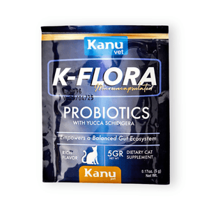 Suplemento probiótico para gatos K-Flora Kanu Vet x 5 g sobre