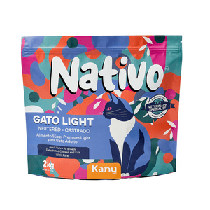 Alimento para gato castrado Nativo Light Kanu Pet x 2 Kg