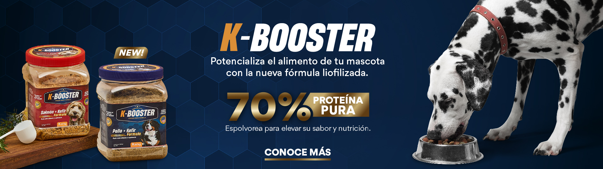 K Booster alimento para mascotas